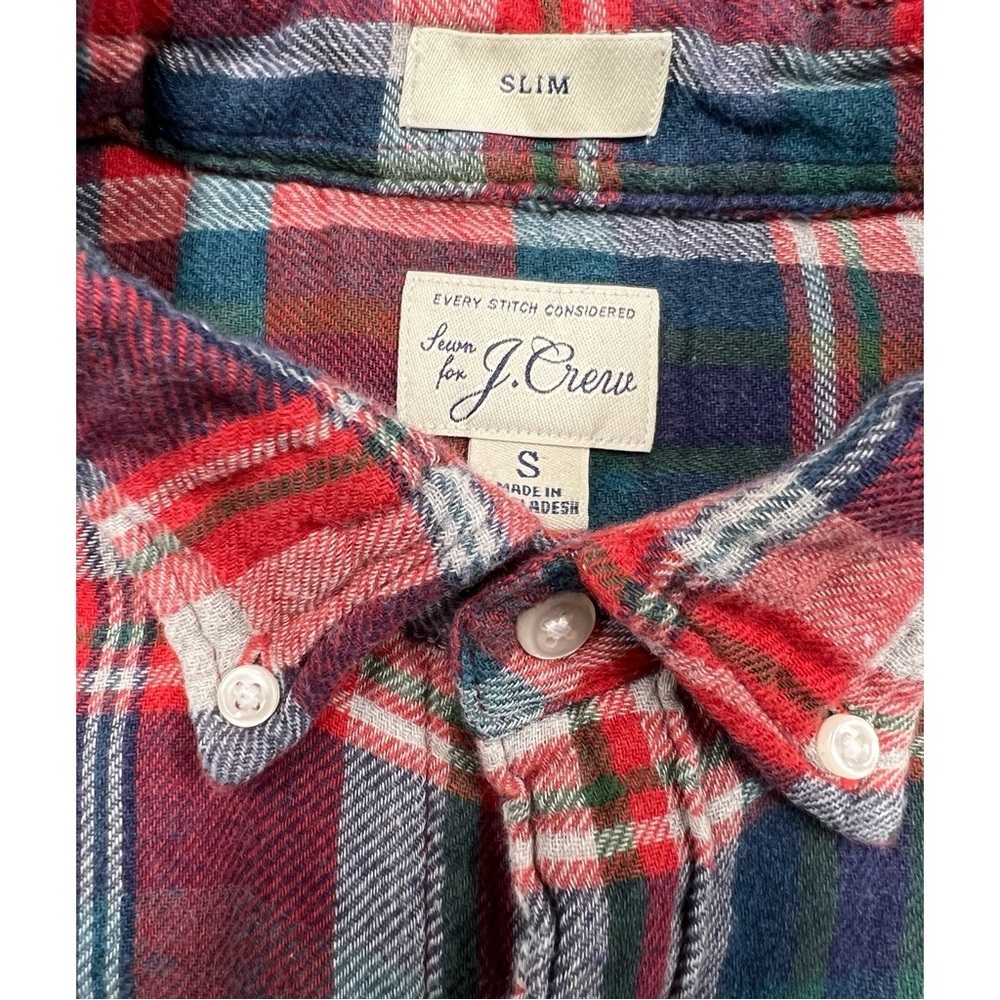 J. Crew Flannel Button Down Size S - Picture 3 of 3
